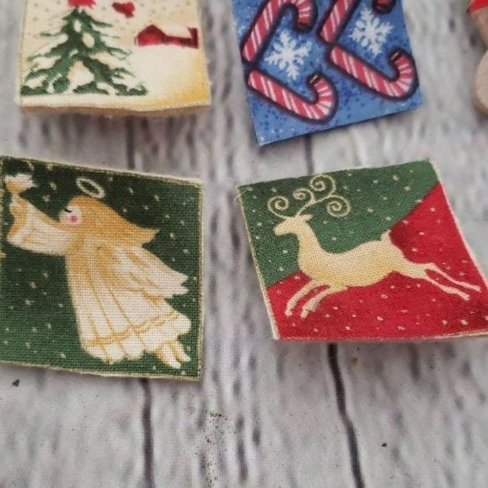 Vintage Handmade Christmas Brooch Pins Lot - Picture 2 of 5